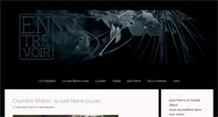 Desktop Screenshot of entre-voir.com